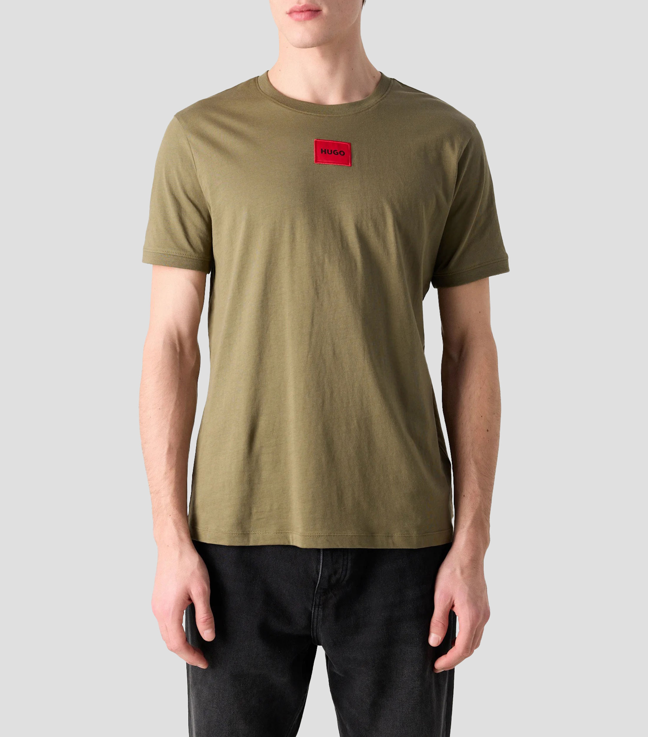 Playera cuello redondo manga corta fantasía bordado Hombre